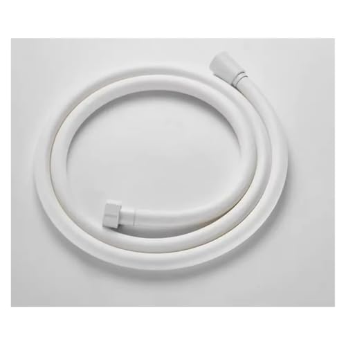 Flexible de douche haute pression silicone PVC - Tuyau blanc 3m pour salle de bain