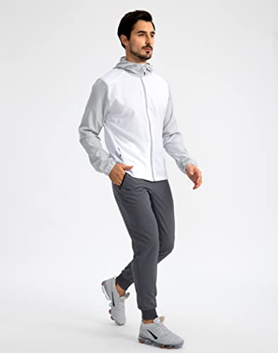 Image of Pudolla Men's Lightweight Jogger Pants Workout Running Tapered Joggers for Men with Zipper Pockets for Athletic Travel Casual