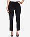 Ruby Rd. Womens Mid-Rise Pull-On Straight Solar Millennium Tech Ankle Pant Black Size 6