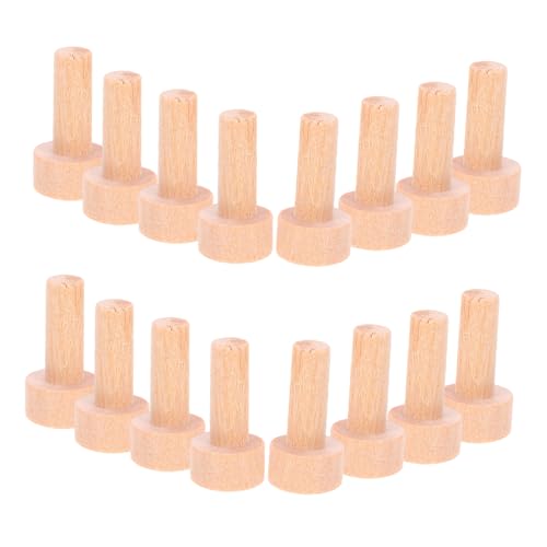LIFKOME - LIFKOME 20pièces Clou à Épingle Bois Petites Chevilles Bois Mini Chevilles Pratiques Petite Cheville Essieu Clous à Tête Ronde Accessoire Pour Pour Bricolage