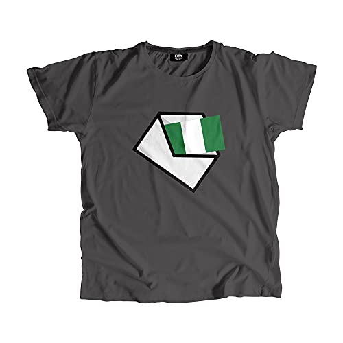 T-shirt Nigeria Mail homme femme haut manches courtes col rond casual