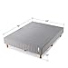 ZINUS GOOD DESIGN Award Winner Justina Metal Mattress Foundation, 16 Inch Platform Bed, No Box Spring Needed, Full, Grey
