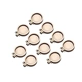 POPETPOP 15 piezas Mini Aro de Bordado de Madera Marco Redondo Pequeño para Fijar Tela Accesorio para Manualidades y Joyería para Punto Cruz y Decoración Artesanal