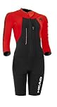 Head Swimrun Rough Shorty Lady Neoprene Suit, Women, Black-Red, 42