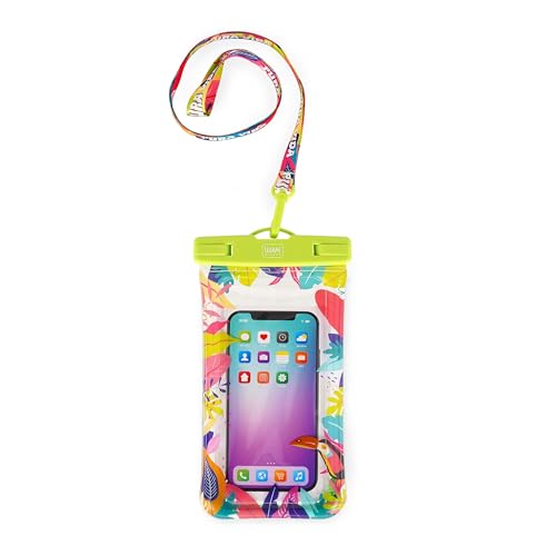 Legami - Étui étanche pour téléphone Portable, étui Flottant pour Smartphone, Pochette étanche, Fermeture hermétique, écran Tactile, Housse sous-Marine Écran 6,5' Max, 10,7 x 22 x 1,3 cm