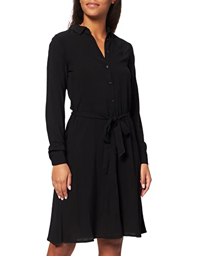 ICHI IHMAIN DR Damen Freizeitkleid Kleid 100% Viskose Hemdblusenkleid,...