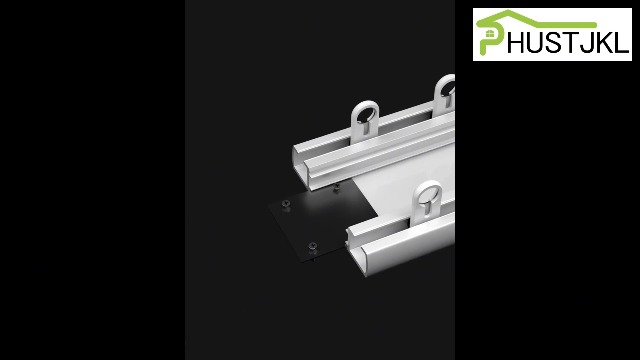 Doppelte Gardinenschiene - Leise Gleitend Für Deckenmontage