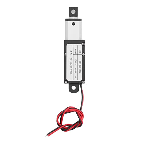 Actuador lineal micro de 12V para sofá o elevador, carrera de 15mm con aleación de aluminio 6