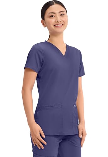 Image of Cherokee Medical Women's Scrub Top V-Neck Modern Classic Fit with 3 Pockets, Ultra Soft and 2-Way Stretch Fabric - WW620