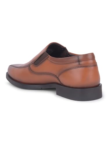 Image of Liberty Fortune Black & Tan Slip-On Moccasin Shoes for Men