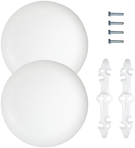 MAKERELE CP3540 Round Wall Cover Plate Kits, Include 2 x CP3540 Plate 2 ...
