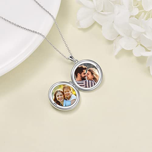 Joerph Sterling Silver Sunflower Locket Necklace For Women Mom Wife Photo Picture Locket Necklace Vintage Memory Lockets Necklace Jewelry For Birthday Day Mother's Day Gifts That Holds Pictures Gold Plated You Are My Sunshine Necklaces (Locket) #TOP4