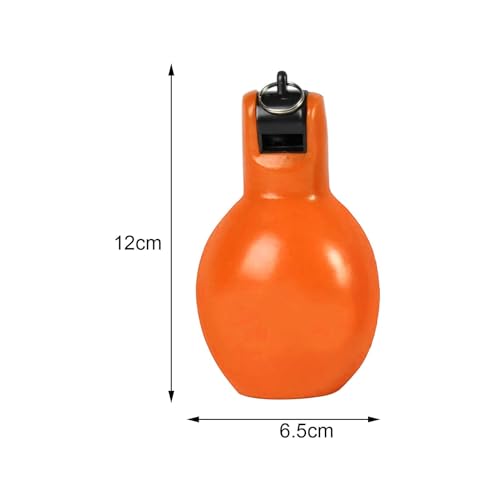2 Piezas Silbatos Portátiles de Entrenamiento PVC Verde y Naranja miniatura 4