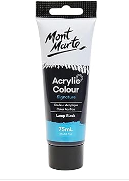 Mont Marte Acrylic Paint Studio 75ml - Lamp Black