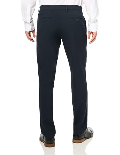 Savane Men's Slim Fit Flat Front Dress Pants with Comfort Waistband, 29"/30"/32" Inseams, 4-Way Stretch, Comfortable Slacks2