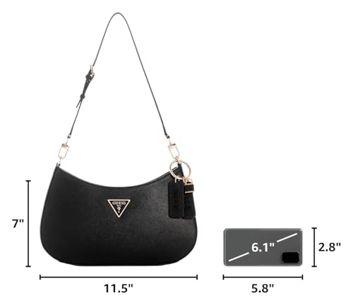 Image of GUESS Womens Noelle Top Zip Shoulder Bag