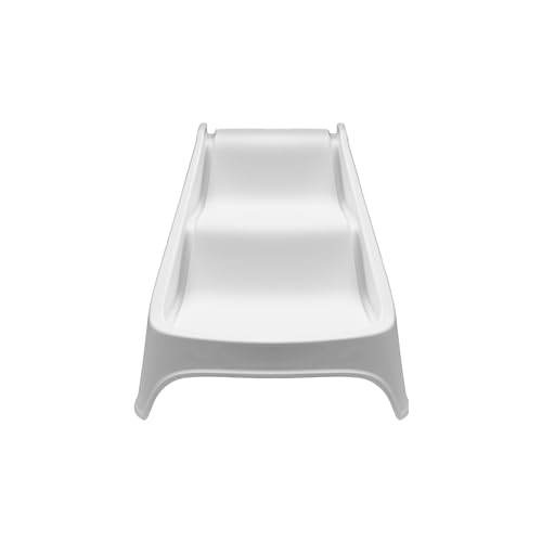Litter-Litter-Robot 4 Ramp by Whisker White - Cat Ramp for Litter Box Custom Fit for Litter-Robot 4 Non-Slip Rubber Feet Suitable for Small & Elderly Cats Made in the USA