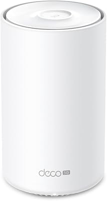 TP-Link Deco X1500-5G Router con Sim, 5G Mesh WiFi 6, AX1500Mbps Dual Band, Fino a 4.67 Gbps in Download, 3 Porte Gigabit WAN/LAN, Alexa, Plug&Play, Copertura fino a 190 m², 2×2MU-MIMO， OFDMA