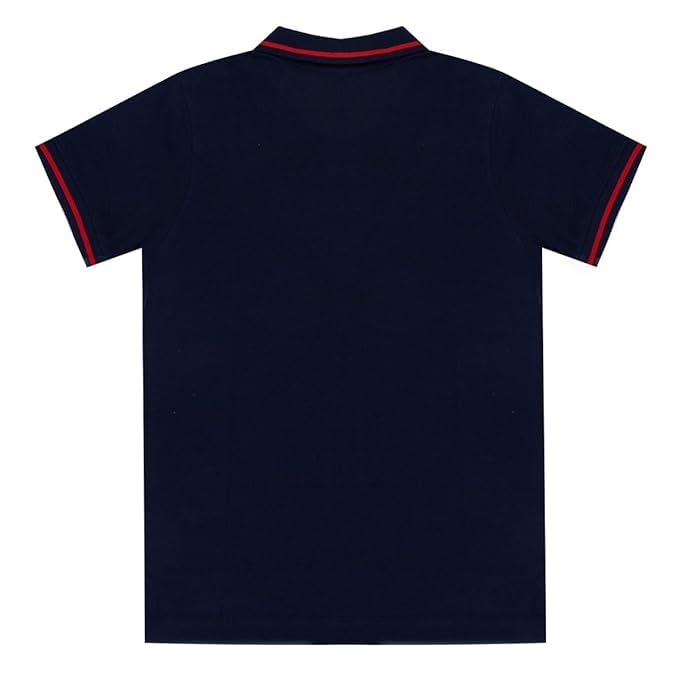 Image of Cloth Theory Boys Cotton Polo T-Shirt for Kids Regular Fit Half Sleeve Casual Summer Polo Neck T-Shirt
