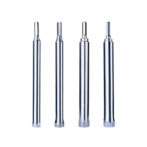 Llave hueca para nivelar techos con vástago hexagonal de 1/4 para instalación de paneles 2