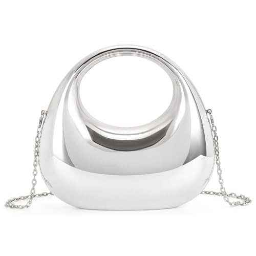 Image of RNIEGA Clutch Purses for Women, Evening Bag with Detachable Chain Ladies Sparkling Party Handbag Wedding Bags