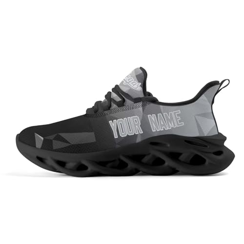 Custom Sports Shoes for Men-Personalized Athletic Sneakers with Name Number,Lightweight Non-Slip Gym Running Shoes,Unique Gifts for Fans Youth.3
