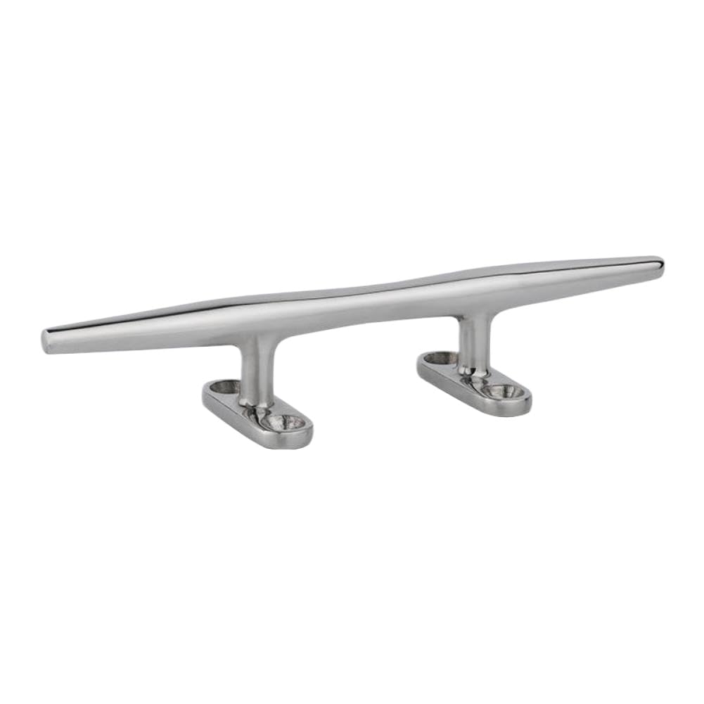 8 Pezzi 4 Pollici in Acciaio Inossidabile 316 Tacchetto Cavo lucidato Hardware Marino Piattaforma Piatta ormeggio Accessori per Barche per Kayak