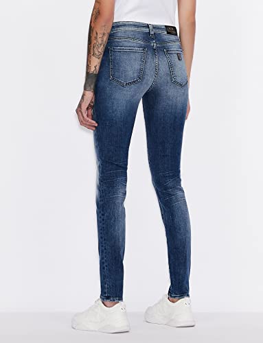 Armani Exchange Women's Classic Denim Skinny Jeans3