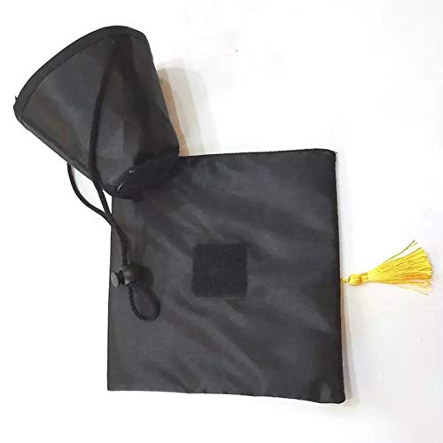 Gorro de graduación para perros y gatos con borla amarilla miniatura 5