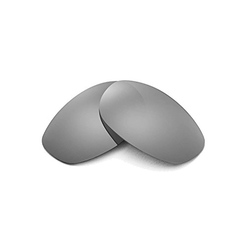 Walleva Replacement Lenses for Oakley Tightrope Sunglasses-Multiple Options Available (Titanium - Polarized) - Thumbnail 2