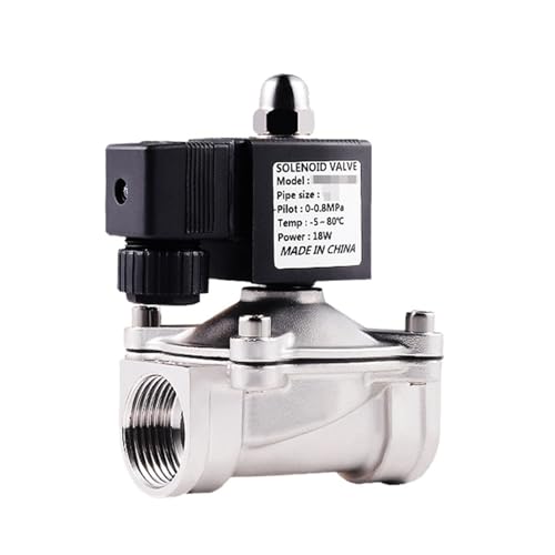 Électrovanne normalement fermée 220V pour stopper les fuites d'eau et air DN50