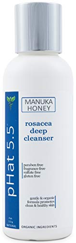 Exfoliating Face and Body Scrub for Rosacea - Treatment for Dry and Itchy Skin - Redness Relief for Face - Natural and Organic Face & Body Exfoliator With Manuka Honey and Aloe Vera (4 oz)