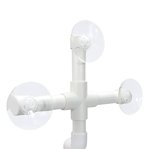 Litewood Suporte de parede para janela de papagaio com ventosa portátil para chuveiro de pássaro, br