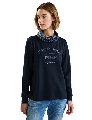 Street One Damen A302303 Sweatshirt, Deep Blue, 36 EU