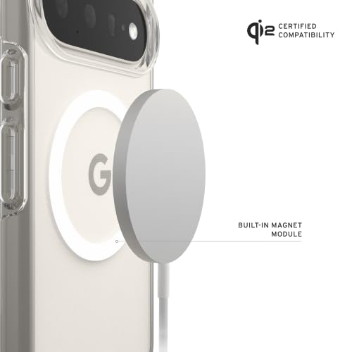 Image of Urban Amor Gear UAG Designed for Google Pixel 11 / Pixel 11 Pro (2026), Scout Clear- Compatible with Magnetic Charging, Rugged Military Grade Dropproof Protective Cover - Clear /Ash