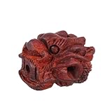STOBAZA Colgante de Madera Cabeza de Dragón para Llavero y Collar, Superficie Lisa y Diseño Delicado, Adecuado para Hacer Joyas DIY Estilo Simple y Elegante