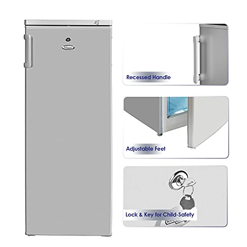 Super General Upright Freezer, Capacity 163 Liters, Silver - SGUF-307HS