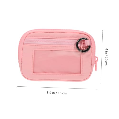 BESPORTBLE Small Zipper Wallet for Women Portable Nylon Clutch with Snap Clip Secure Closure Coin Purse and Card Holder Wristlet for Travel and Everyday Use2