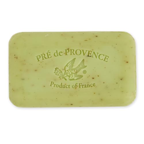 Image of Pre de Provence Artisanal Soap Bar, Natural French Skincare, Enriched with Organic Shea Butter, Quad Milled for Rich, Smooth & Moisturizing Lather, Lime Zest, 5.3 Ounce