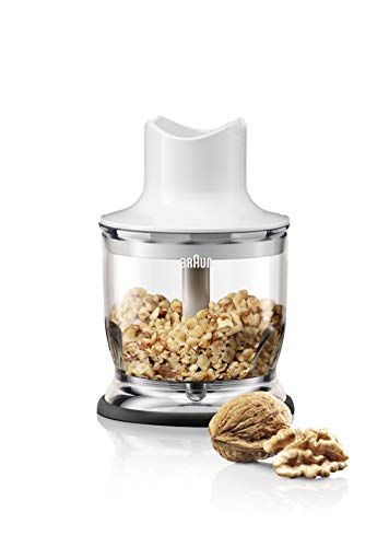 Braun Household Zerkleinerer Aufsatz MQ 20 - Stabmixer Zubehör kompatibel mit Braun Household MultiQuick Stabmixer mit EasyClick System, 350 ml, weiß