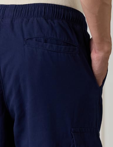 Image of Amazon Brand - Symbol Men's Regular Fit Cargo Trouser (Elasticated Waistband | 100% Cotton | Pants)