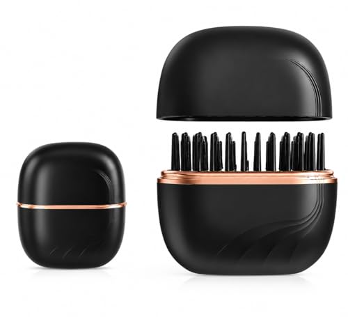 Image of Portable Hair Brush for Women, Cordless Rechargeable Hair Styling & Hair Straightener Brush