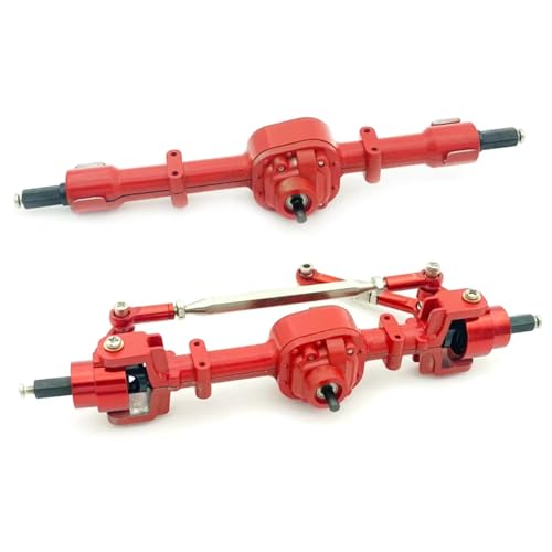 Engrenage métallique pour ensemble d'essieux avant arrière MN D90 D91 99S rouge