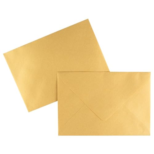 Ideen mit Herz Premium Perlmutt-Umschläge | Din C6 | 100 Stück...