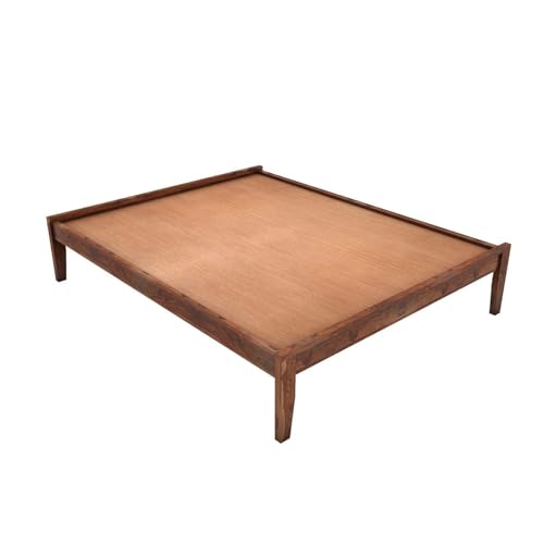 Image of Solid Sheesham Wood Single Bed with Headboard & Footboard | Sturdy Wooden Cot for Bedroom, Hostel & PG | Modern Design Single Wooden Bed Frame (Mattress Not Included) (Honey-2)