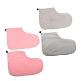 Mobestech Fußabdeckung Wachstherapie 2 Paar Baumwolle Wärmend Fußpflegebehandlung Therapie Zubehör Fußschutz Für Paraffinwachs Fußpflege Zuhause