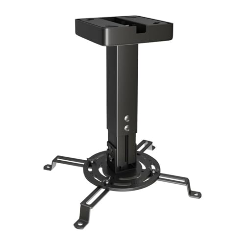 Support de plafond rotatif pour projecteur en métal rigide multi-angle