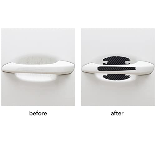 Tbest Protetor de arranhões para maçaneta de porta de carro, protetor de tigela de porta de carro, b