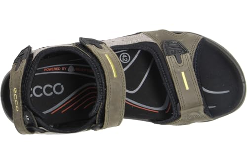 Image of ECCO Men's Yucatan Sandal,Tarmac /Moon Rock,47 M EU (US Men's 13-13.5 M)