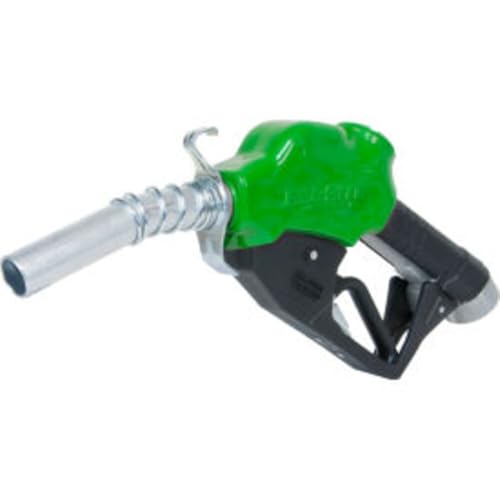 Fill-Rite N100DAU12G 1"" Automatic Nozzle with Hook Green Body 5-25 GPM End of Delivery Hose - 1 Each image 2